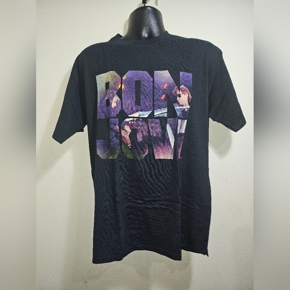 NEW Bon Jovi Tour 2013 Graphic T-Shirt Men Large Black - Picture 2 of 6